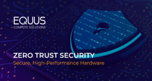 Cyber security hologram representing Zero Trust Security